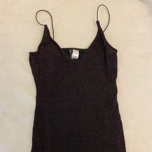 H&M sparkly mini dress